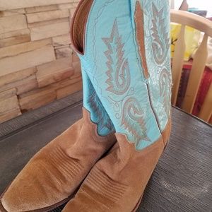 Beautiful butterfly cowboy boots